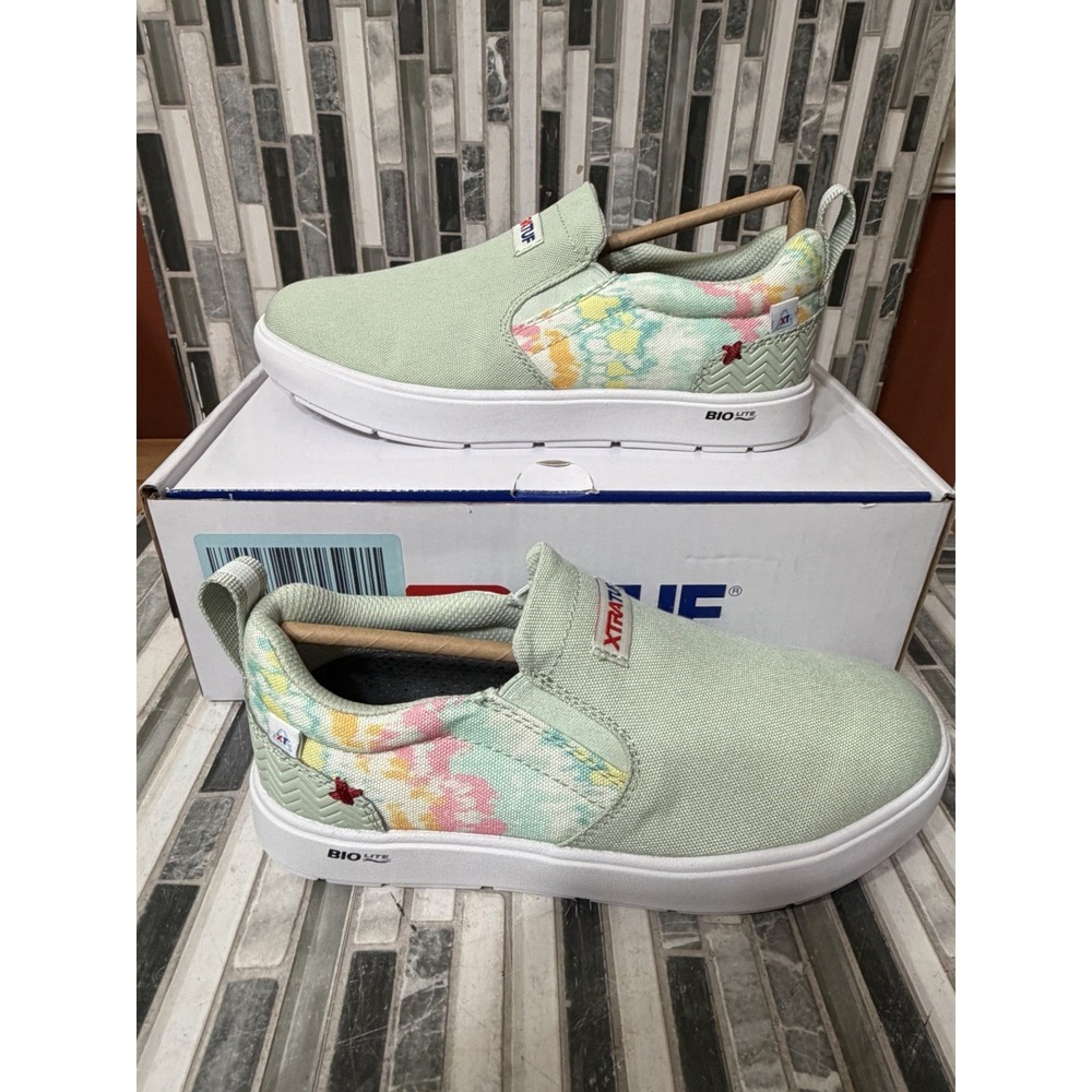 Xtratuf Sharkbyte 2.0 Eco Deck Shoes Women 6.5 Green‎